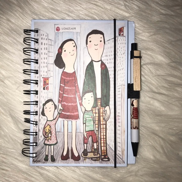 🍜 NONGSHIM Korean Instant Noodles Spicy Ramen Notepad w/Pen - Picture 9 of 9